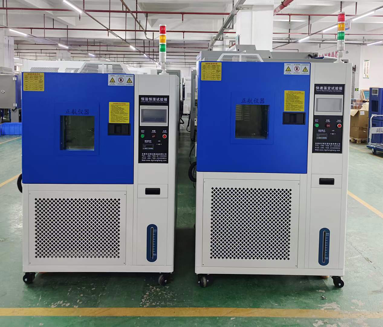 恒溫恒濕試驗(yàn)箱及快溫變?cè)囼?yàn)箱順利發(fā)往深圳